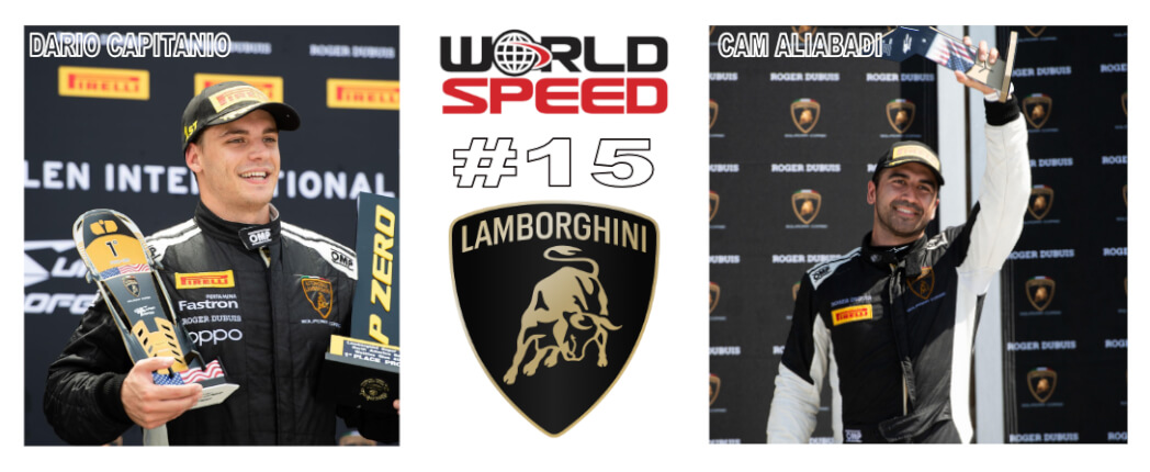Cam Aliabadi Returns To World Speed Motorsports Lamborghini Super Trofeo Roster with Dario Capitanio for WeatherTech Laguna Seca Event